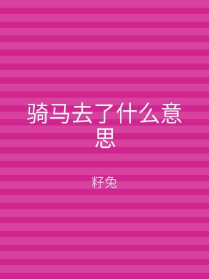 骑马去了什么意思