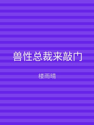 兽性总裁来敲门