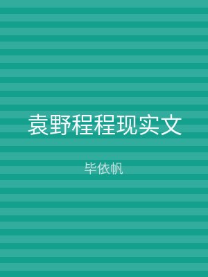 袁野程程现实文