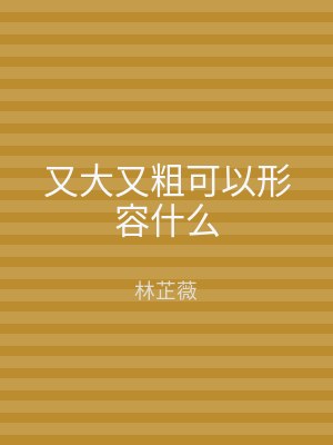 又大又粗可以形容什么