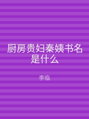 厨房贵妇秦姨书名是什么