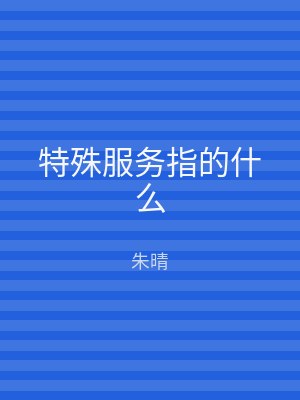 特殊服务指的什么