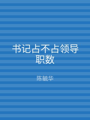 书记占不占领导职数