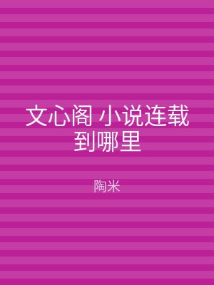 文心阁 小说连载到哪里