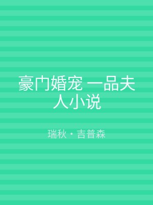 豪门婚宠 一品夫人小说