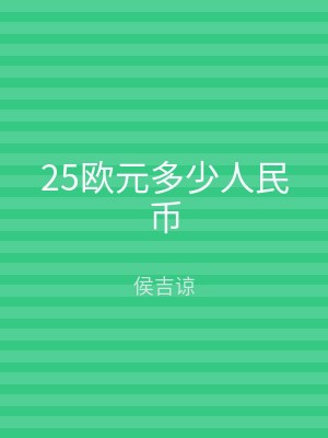 25欧元多少人民币