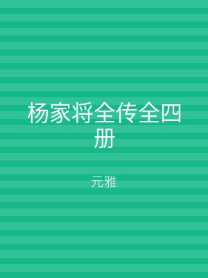 杨家将全传全四册