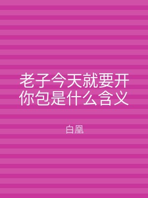 老子今天就要开你包是什么含义